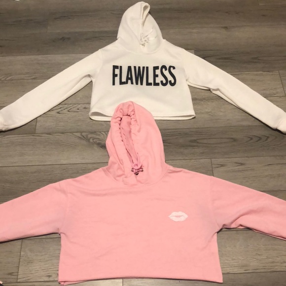 Tops - Bundle of two crop top hoodies